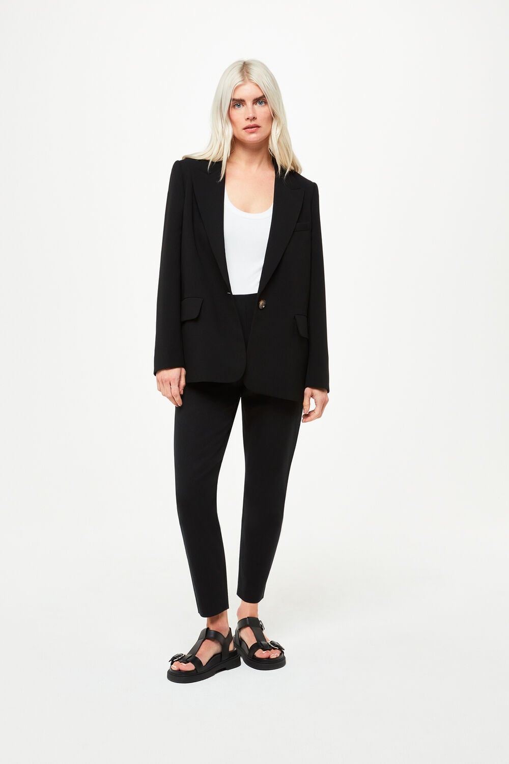 Black Petite Super Stretch Pants&nbsp;