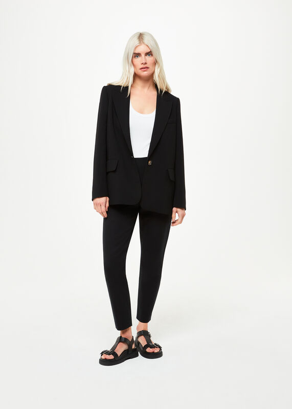 Black Petite Super Stretch Pants&nbsp;