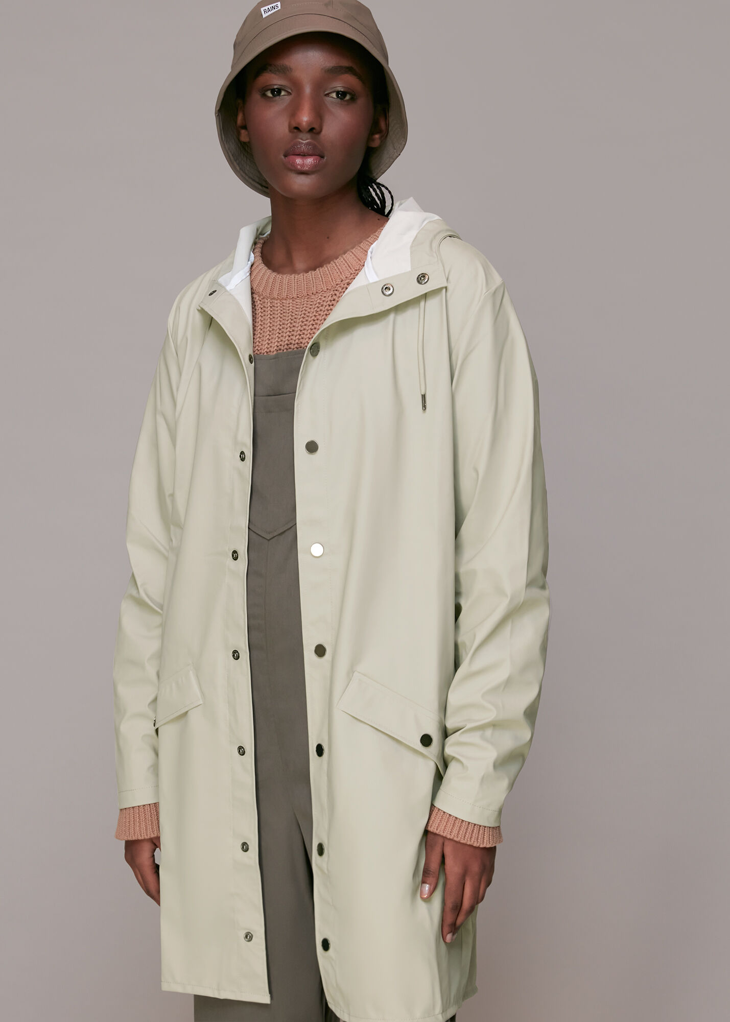 Rains long jacket womens 2025