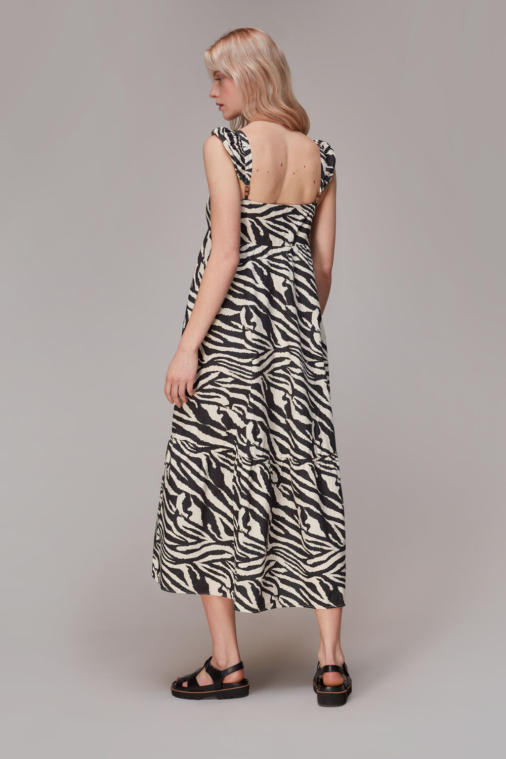 Mountain Zebra Print Dress