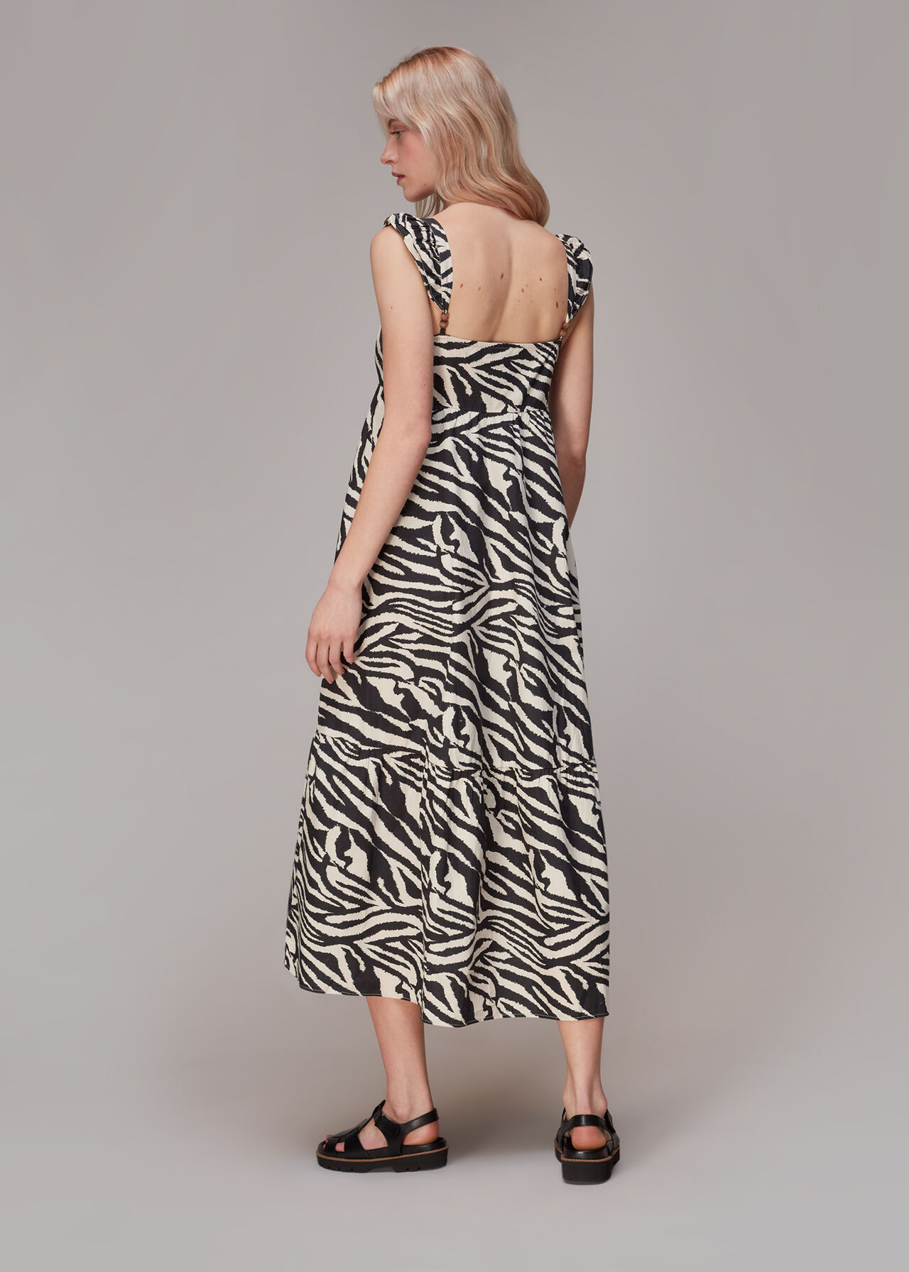 Mountain Zebra Print Dress