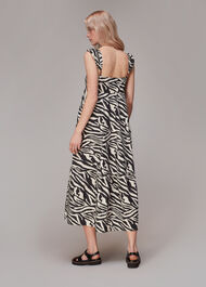Mountain Zebra Print Dress