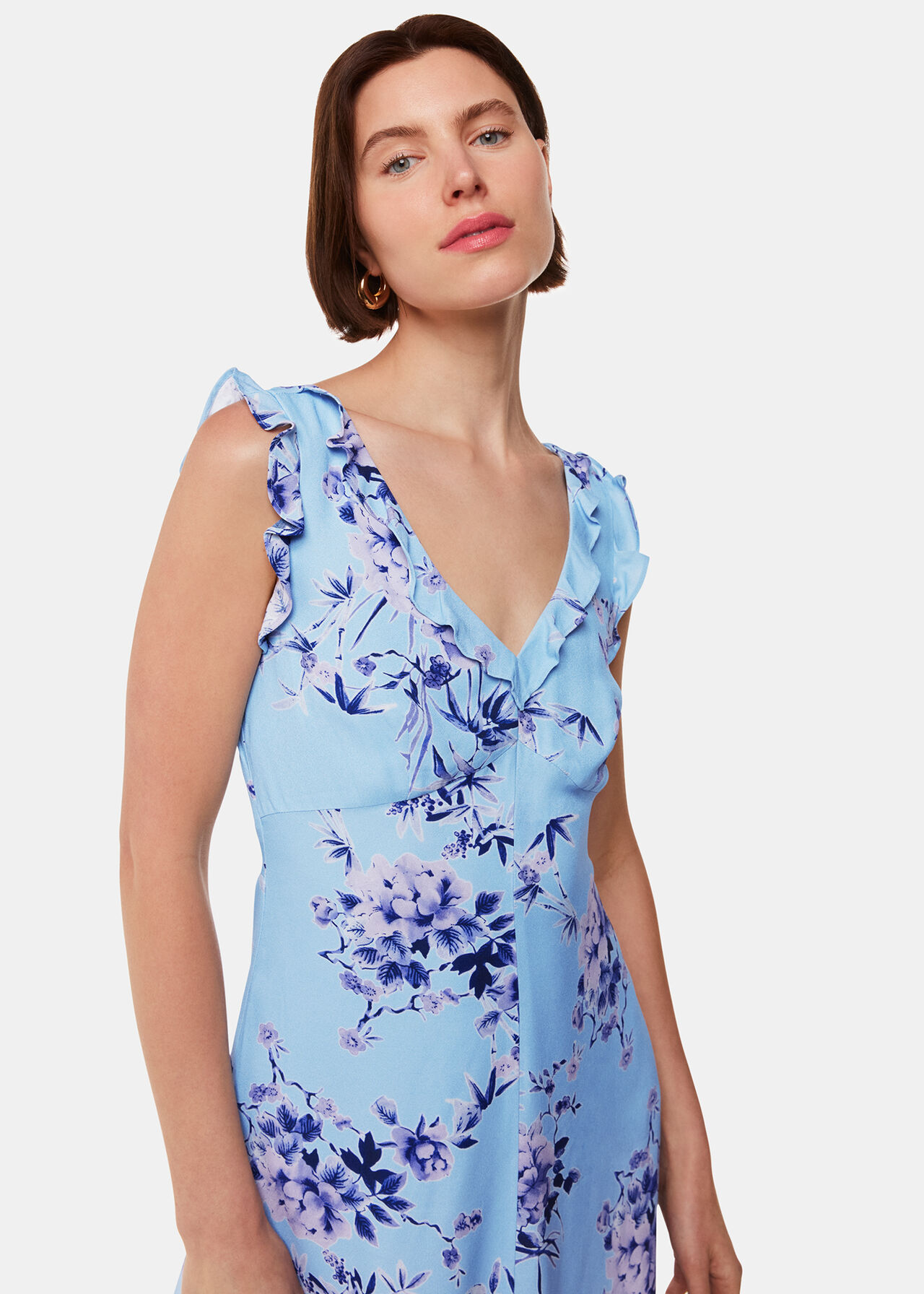Bamboo Blossom Ruffle Dress