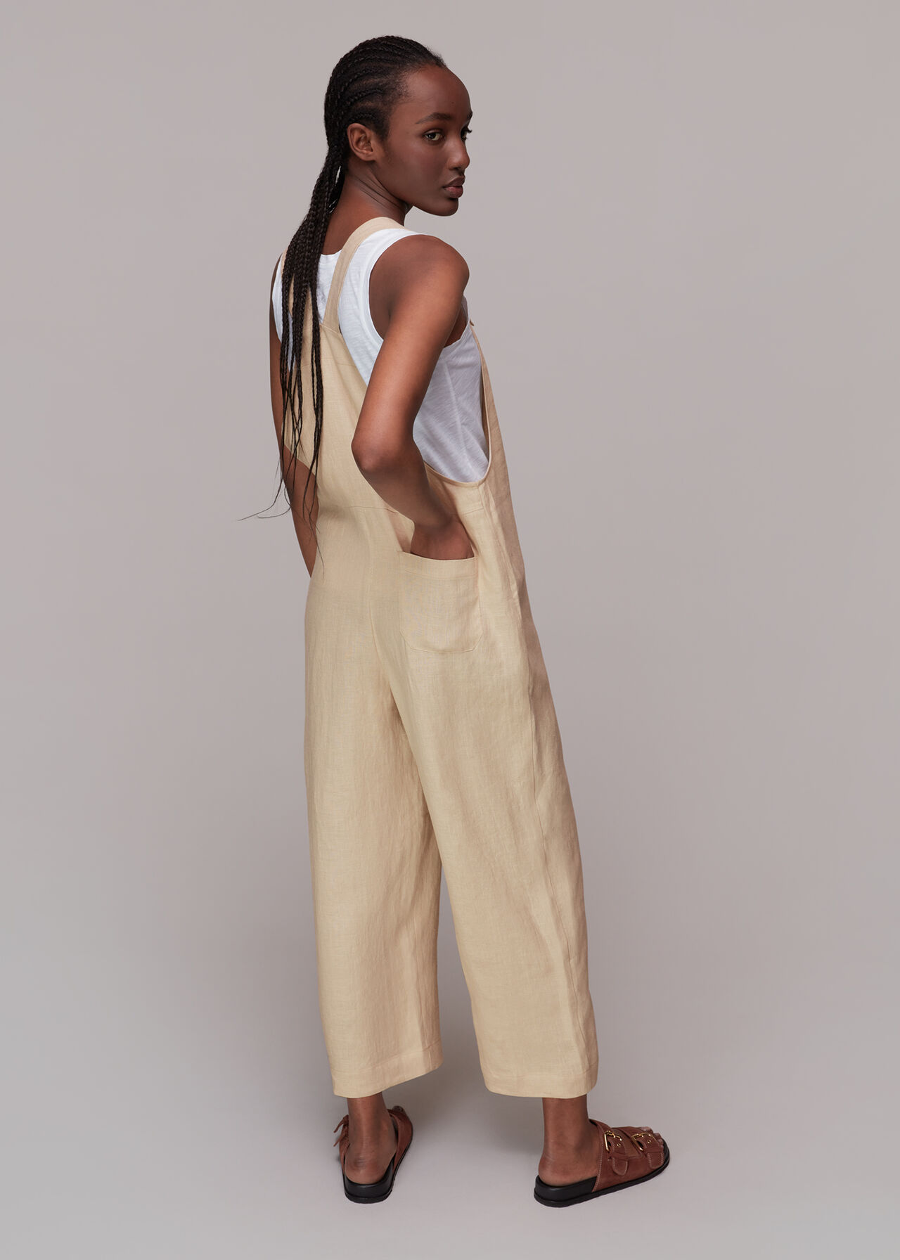 Linen Rita Dungarees