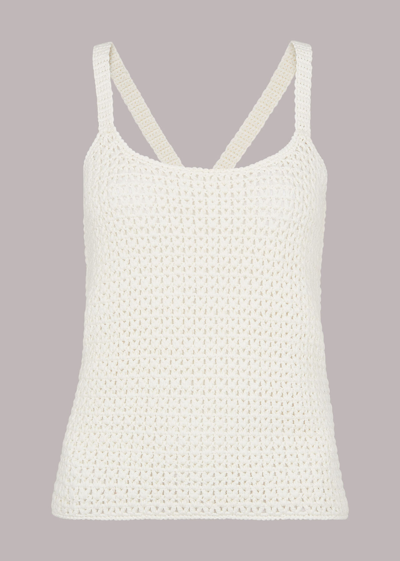 Cross Back Crochet Vest