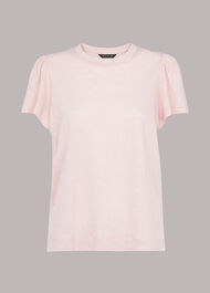 Linen Sleeve Detail Tee