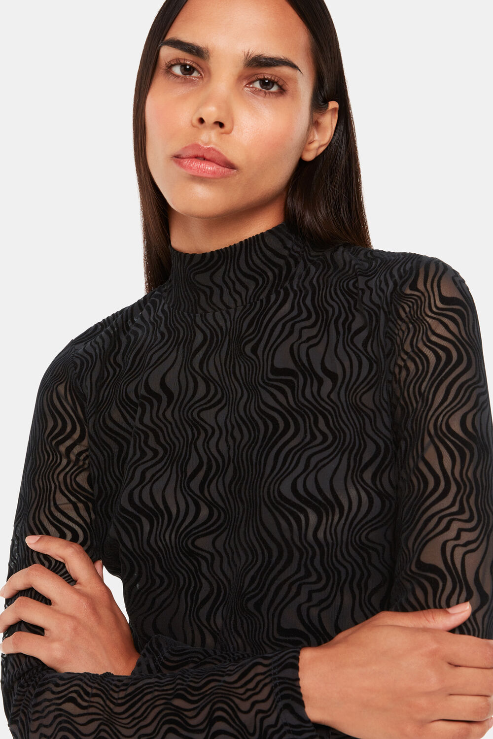 Squiggle Mesh Top