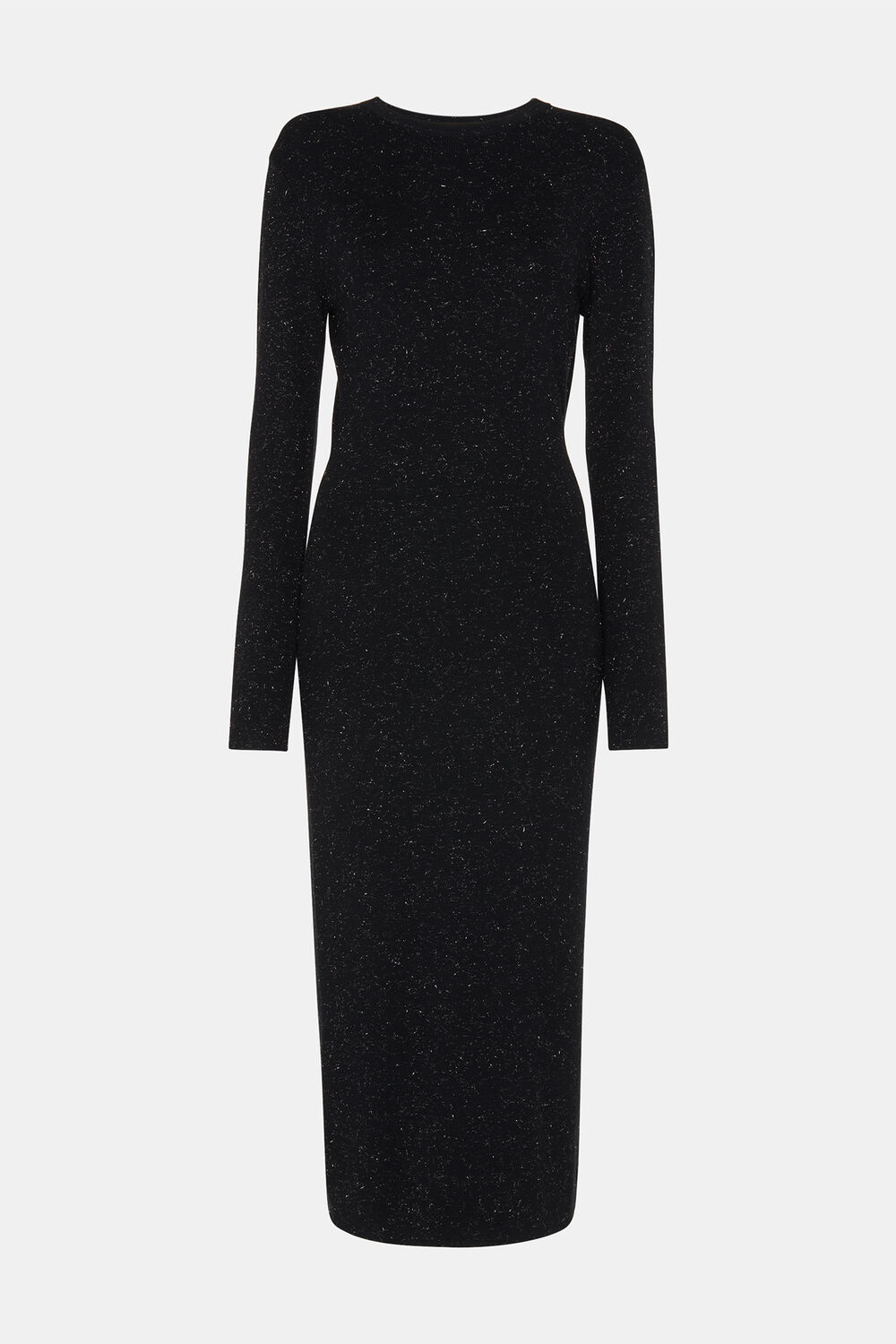Black Petite Annie Sparkle Knit Dress