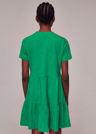 Short Tiered Jersey Dress