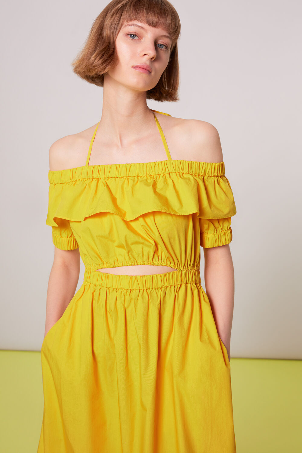 Serena Poplin Bardot Dress