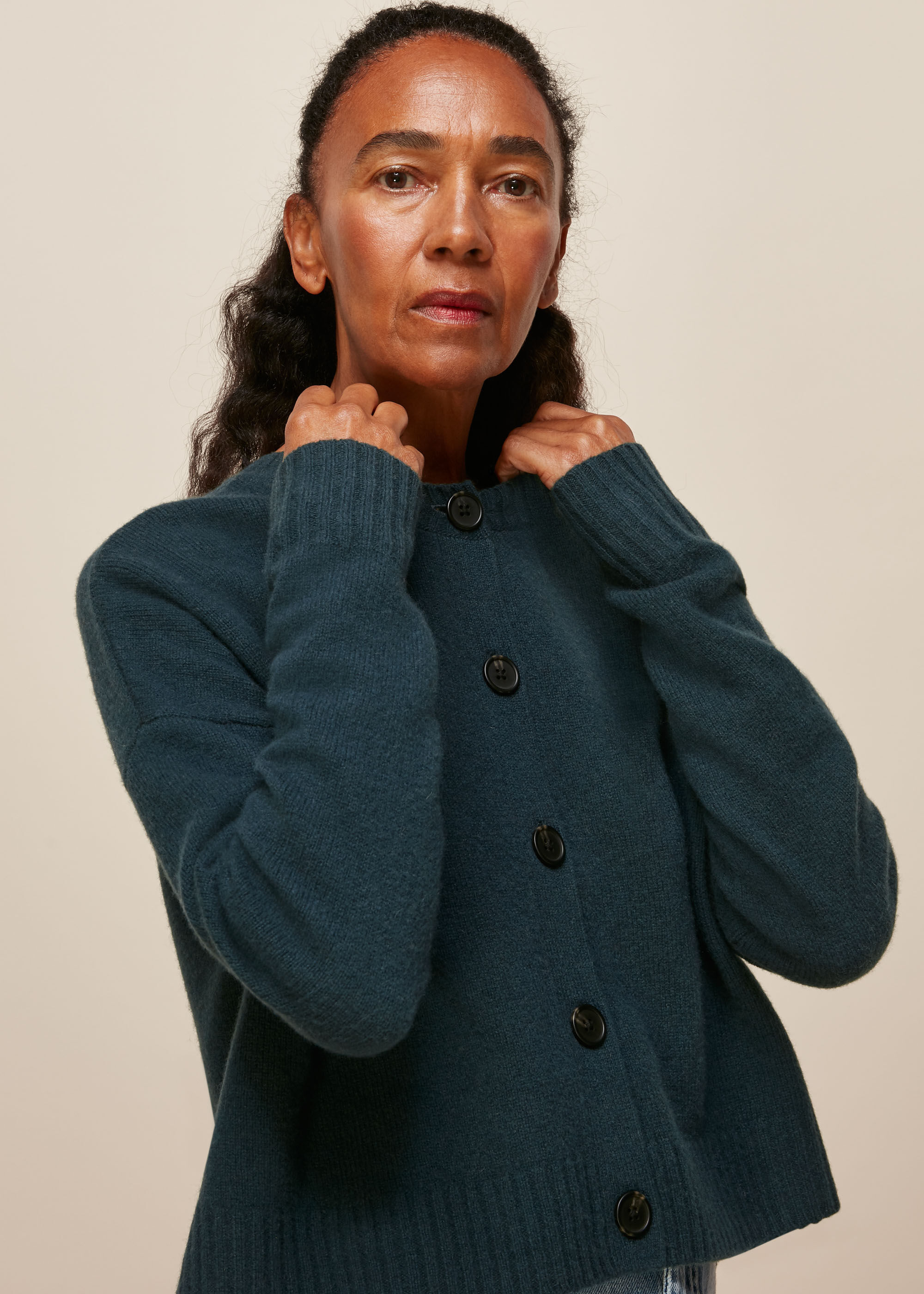 Dark green cardigan shop