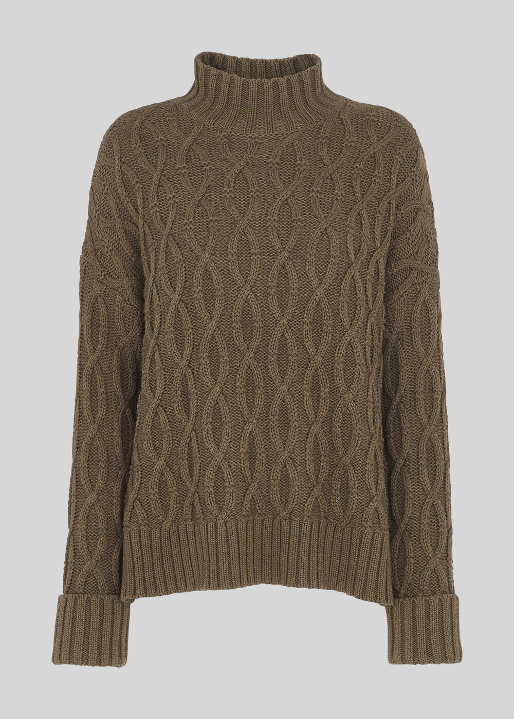 Oversized Cable Knit Sweater