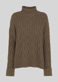 Oversized Cable Knit Sweater