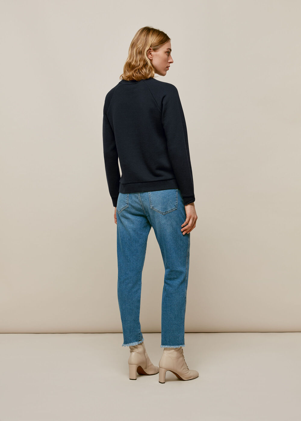 Wheat Floral Sweatshirt