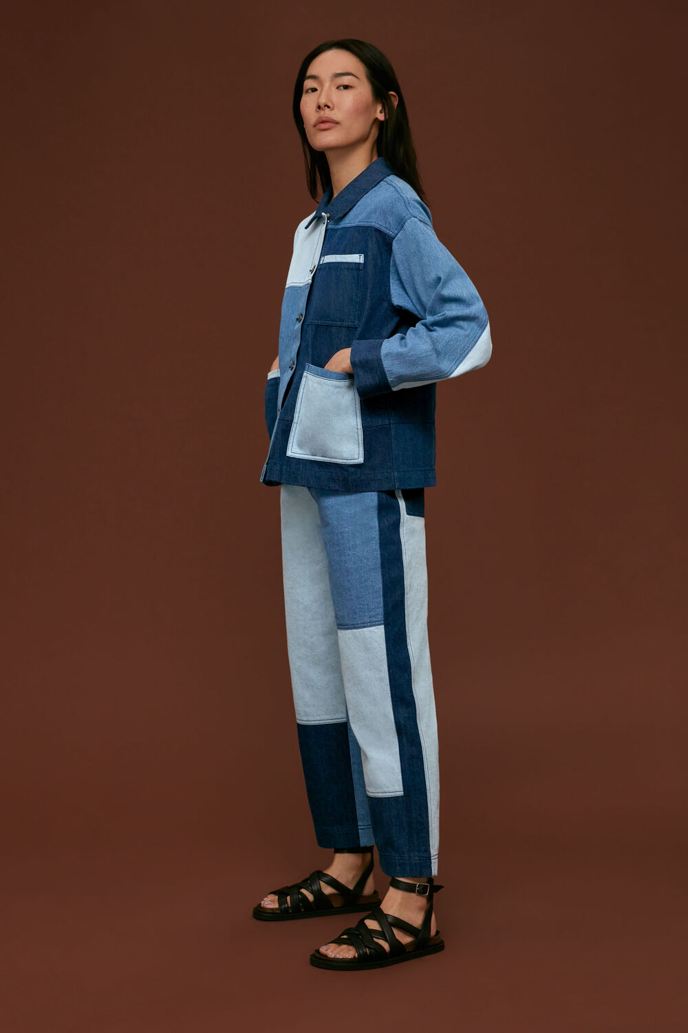 Patchwork Denim Jacket