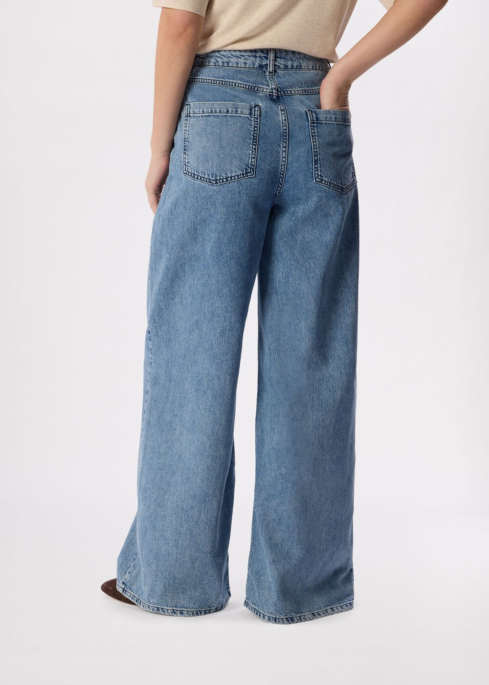 Full Length Wide Leg Jean
