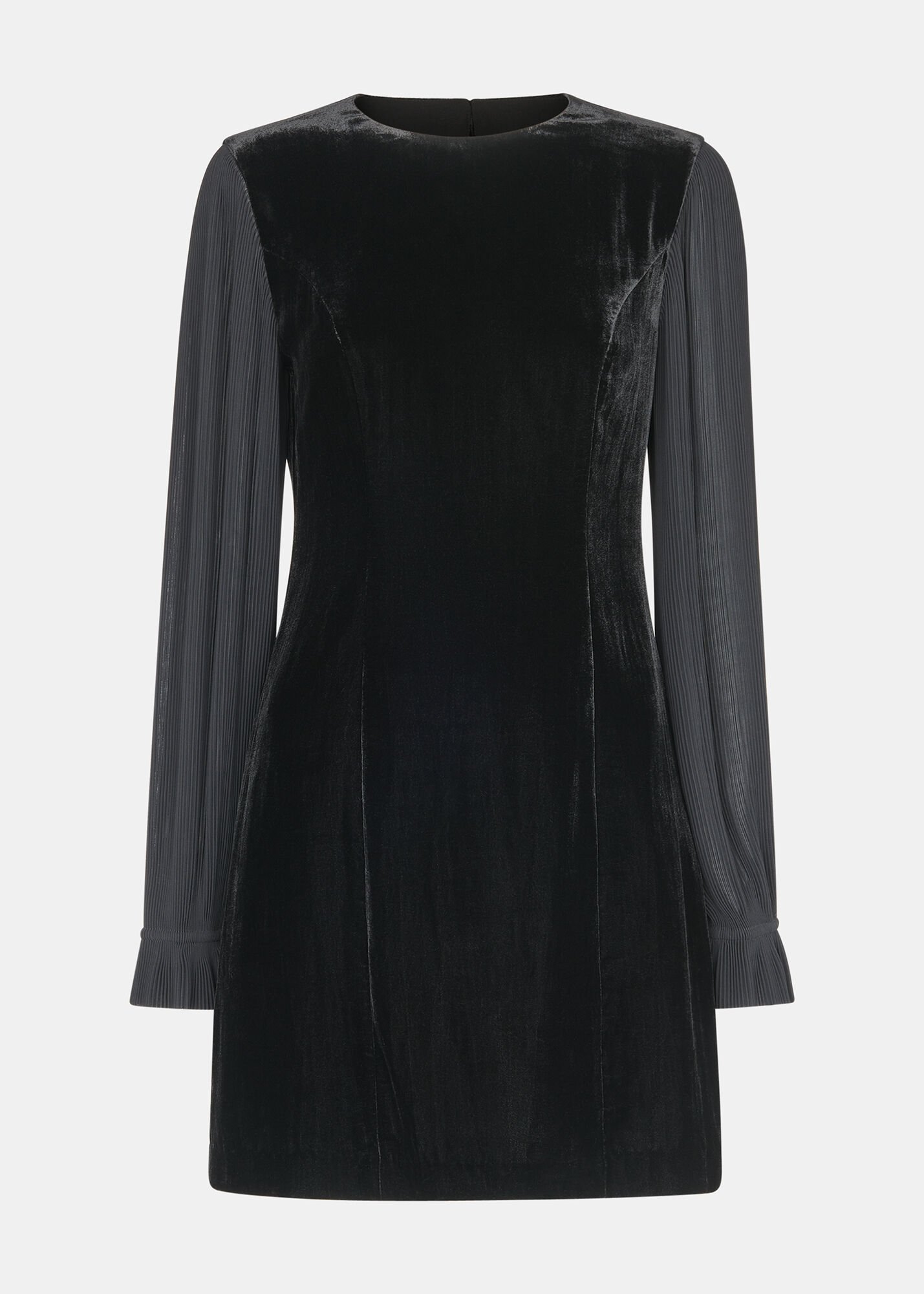 Whistles green sales velvet dress