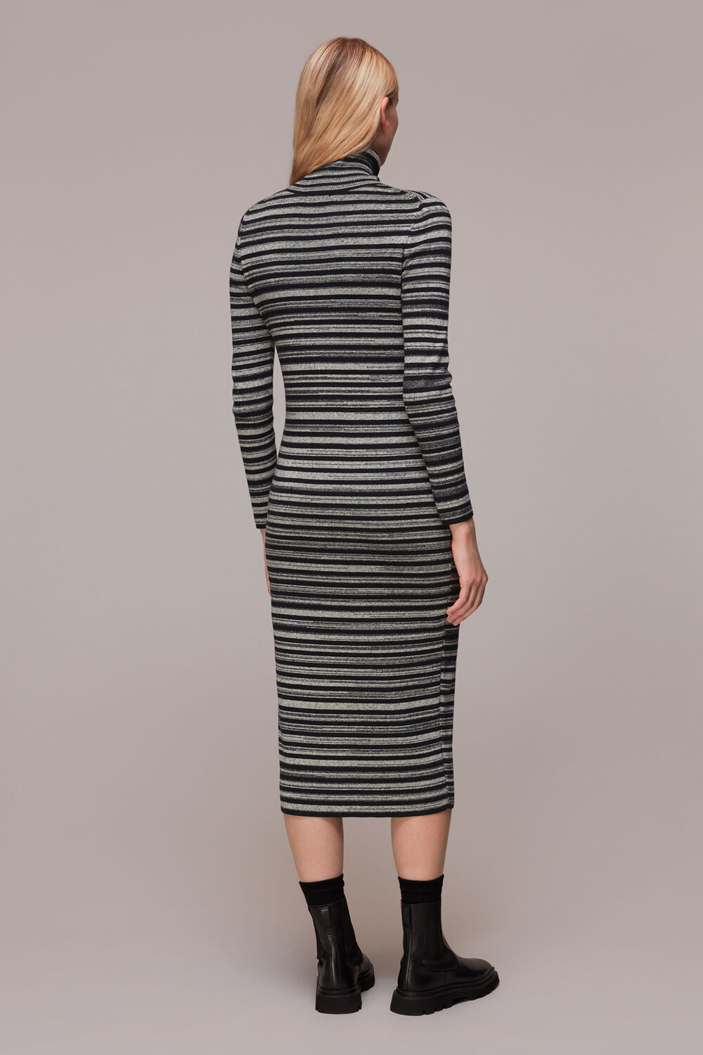 Stripe Midi Knit Dress