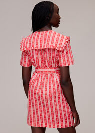 Stripe Collar Mini Dress