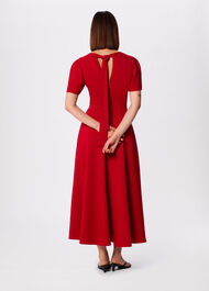 Panel Detail V Neck Maxi Dress