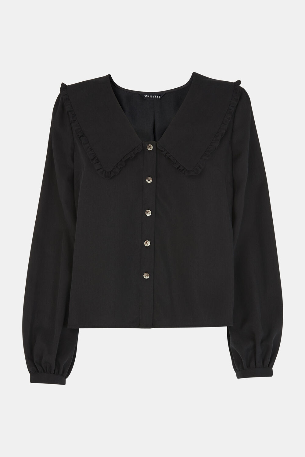 Oversized Collar Detail Top
