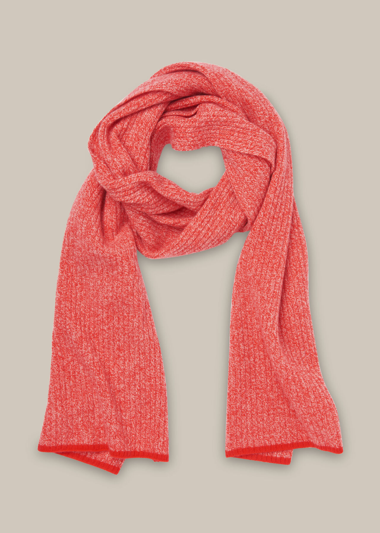 Tipped Merino Wool Scarf