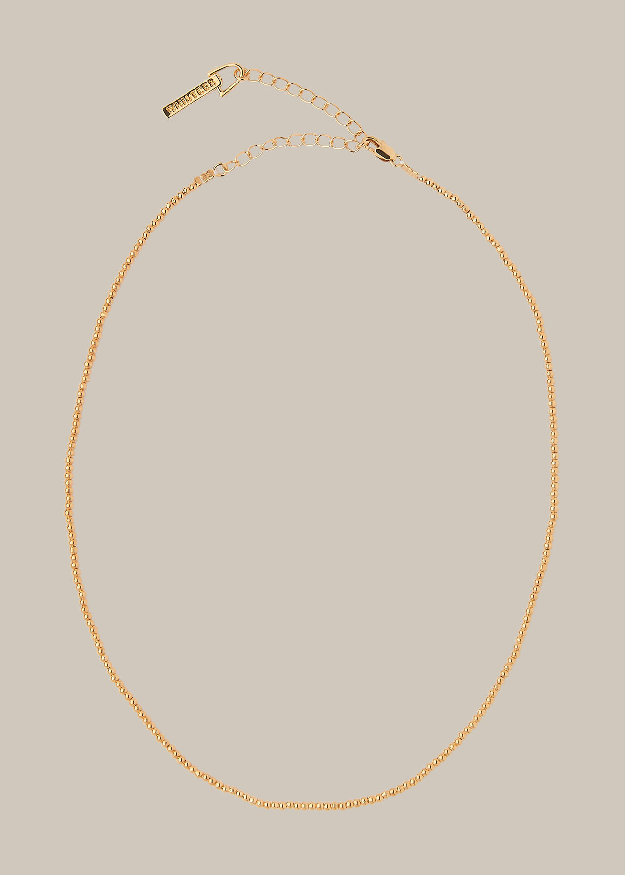 Seed Bead Chain Necklace