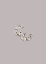 Wavy Hoop Earring