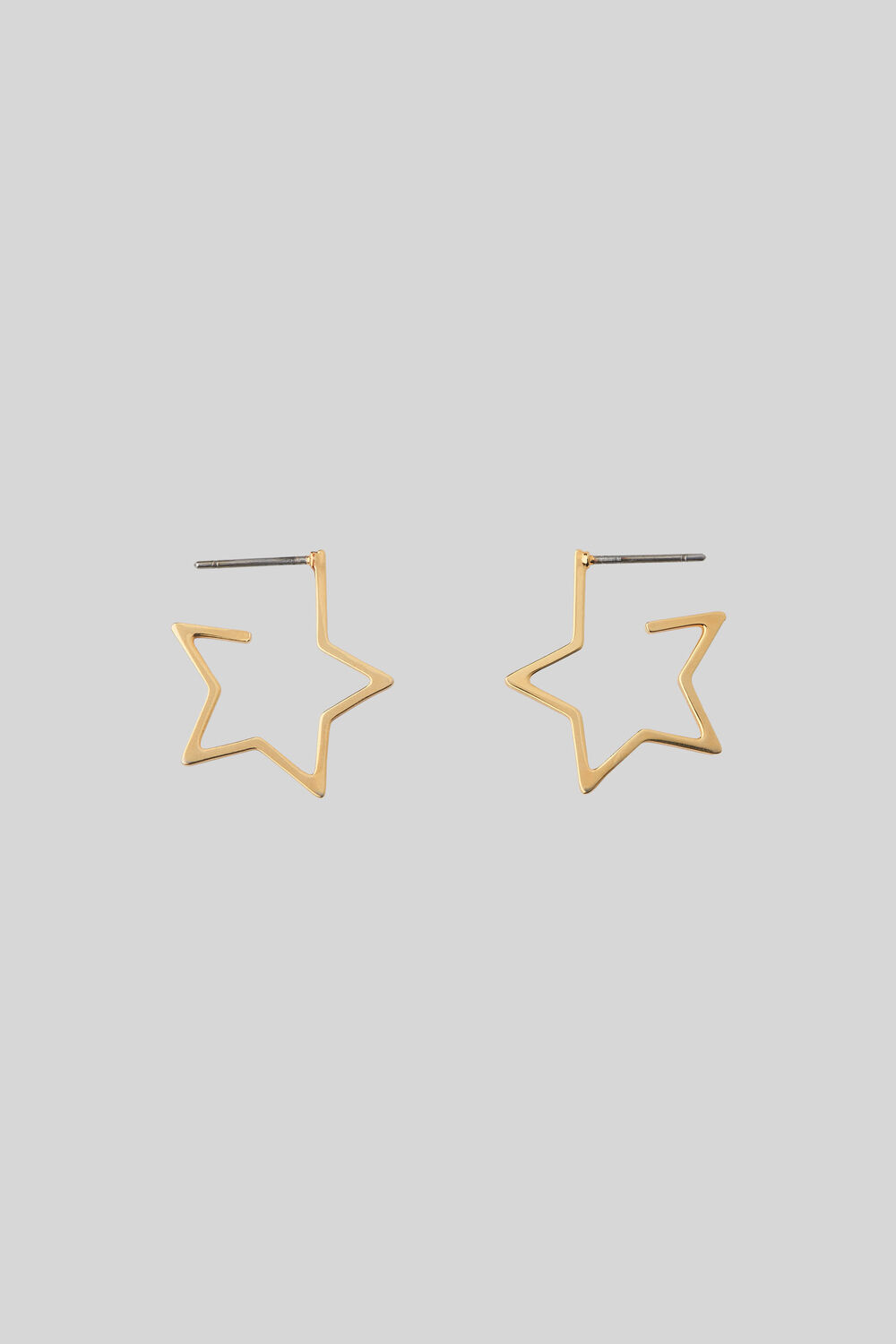 Mini Star Outline Earring Gold/Multi
