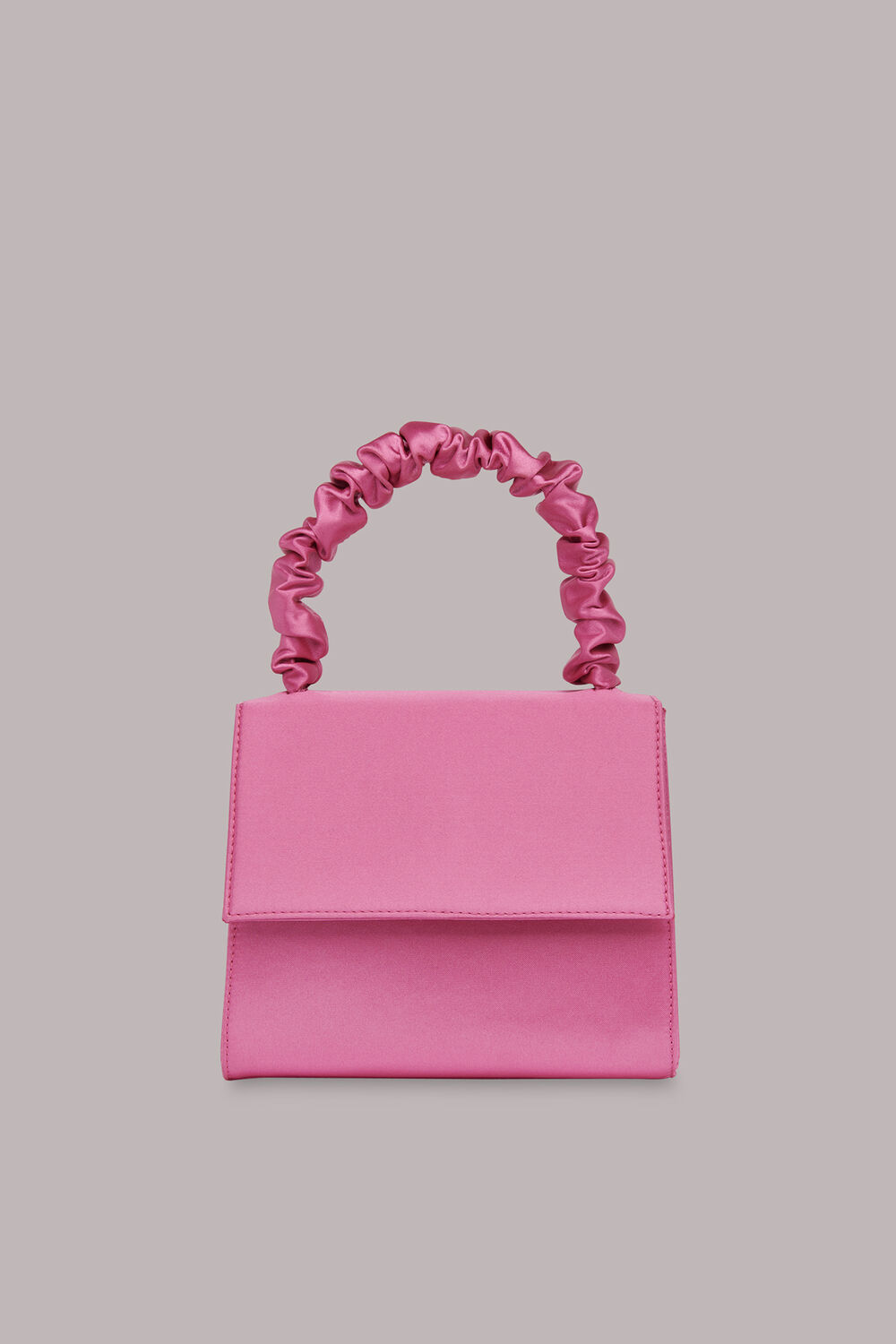 Payton Satin Top Handle Bag
