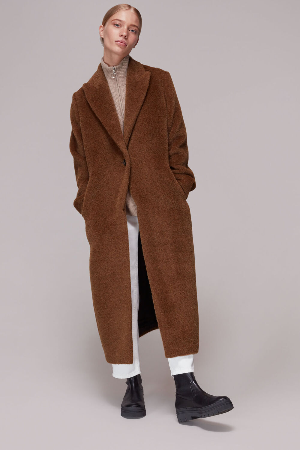 Emma Alpaca Mix Luxe Coat