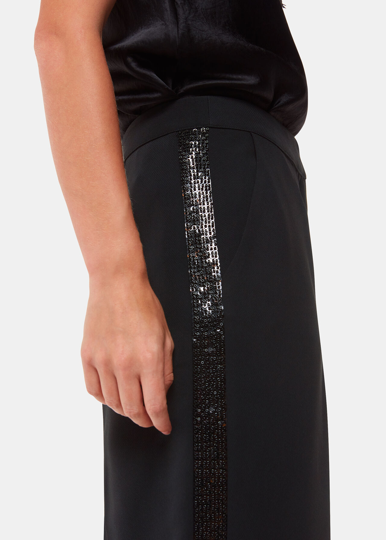Quinn Sequin Stripe Trouser
