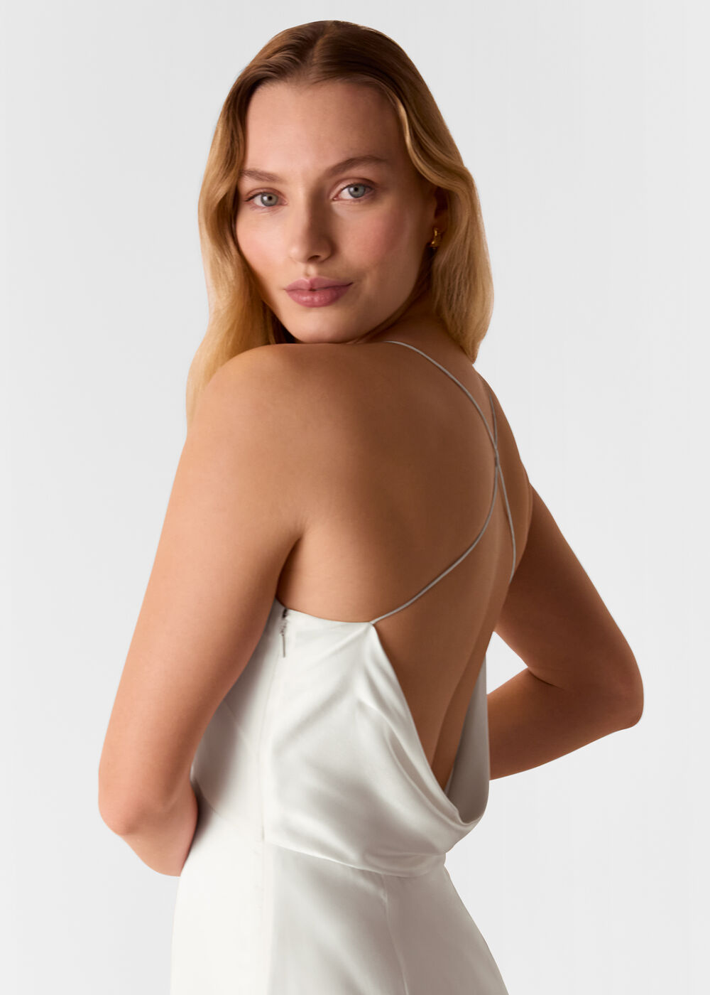 Halter Neck Wedding Dress with Cowl Back | Whistles UK | Whistles US |