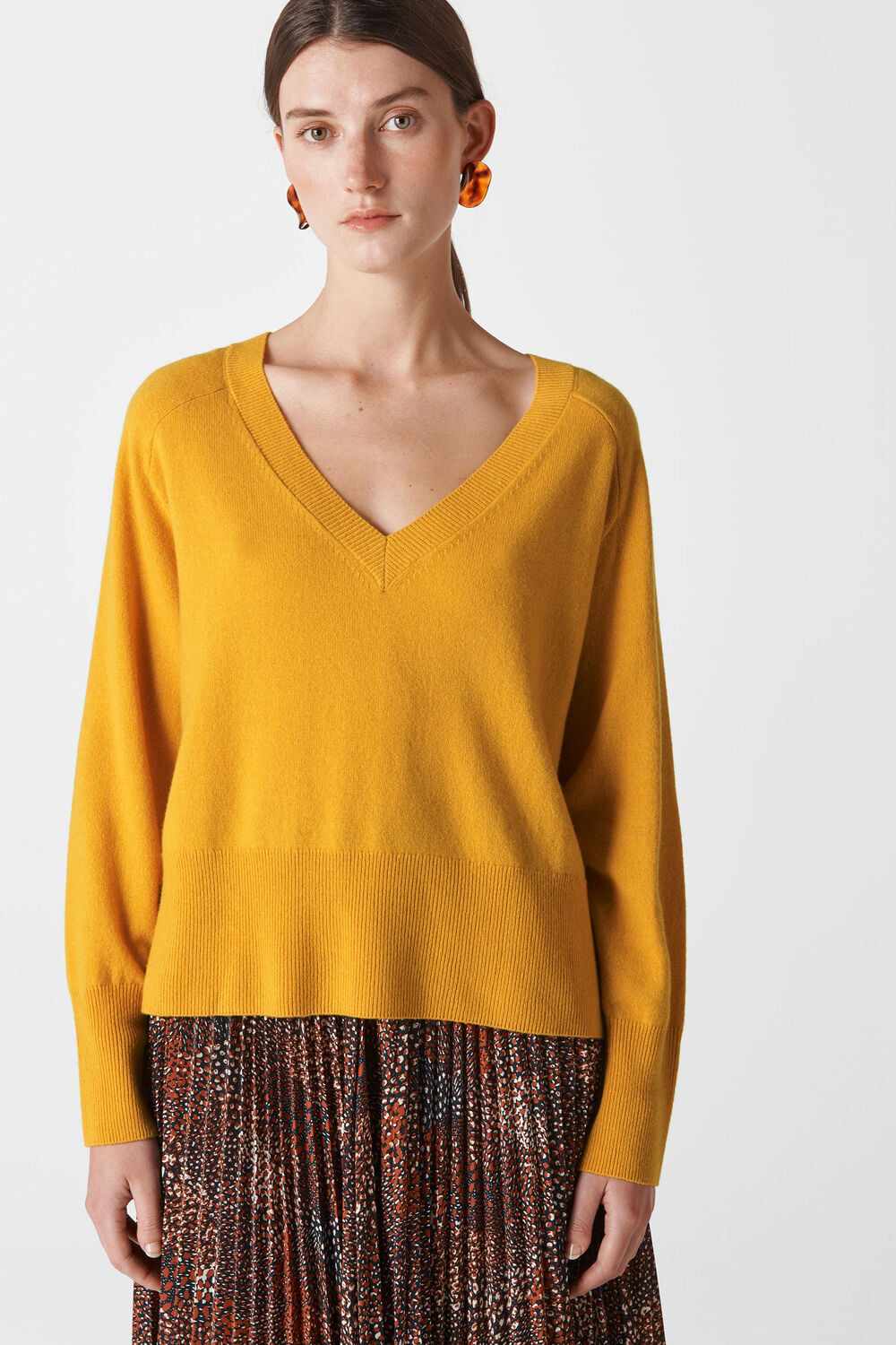 Yellow Sustainable Cashmere Jumper