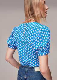 Floral Sunburst Blouse