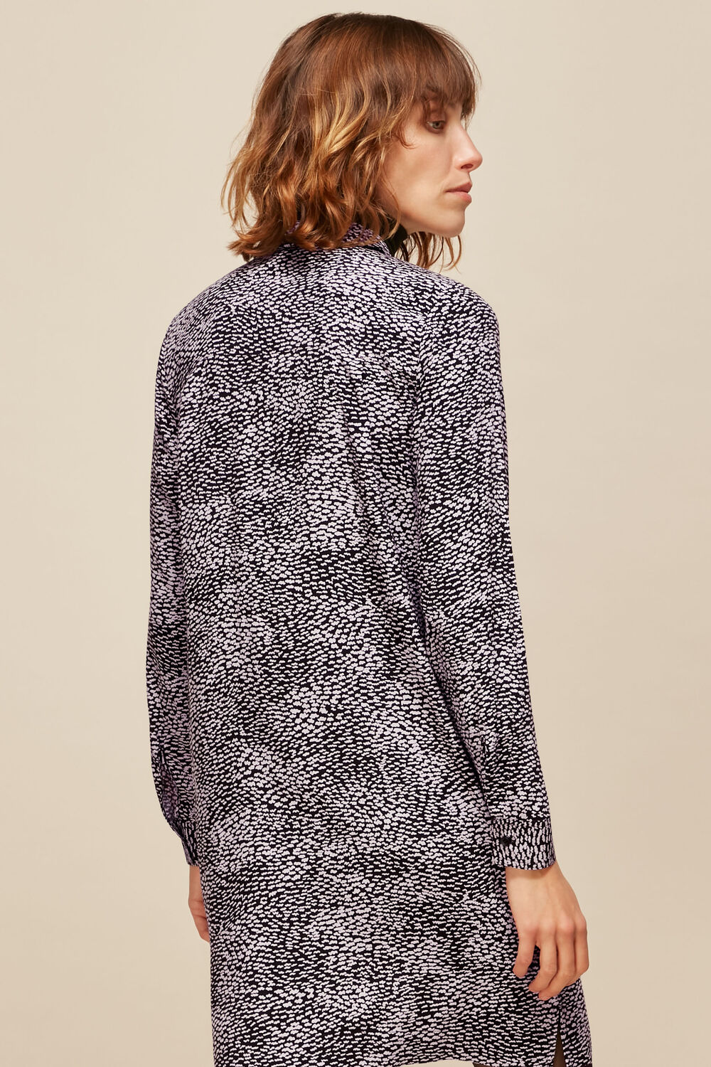 Kay Ripple Print Shift Dress