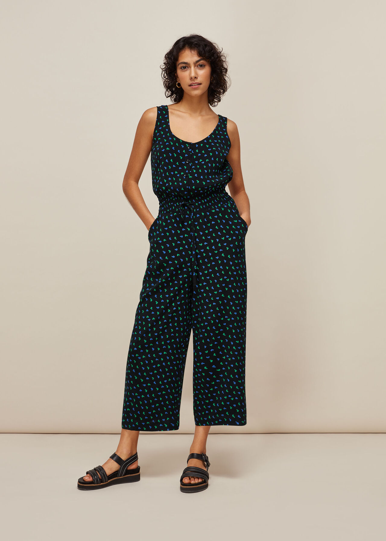 Ikat Heart Quinn Jumpsuit