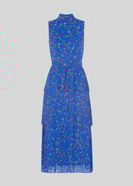 Ditsy Floral Tiered Dress Blue/Multi