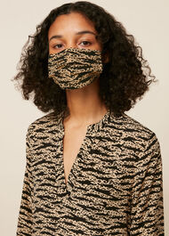 Tiger Leopard Face Covering