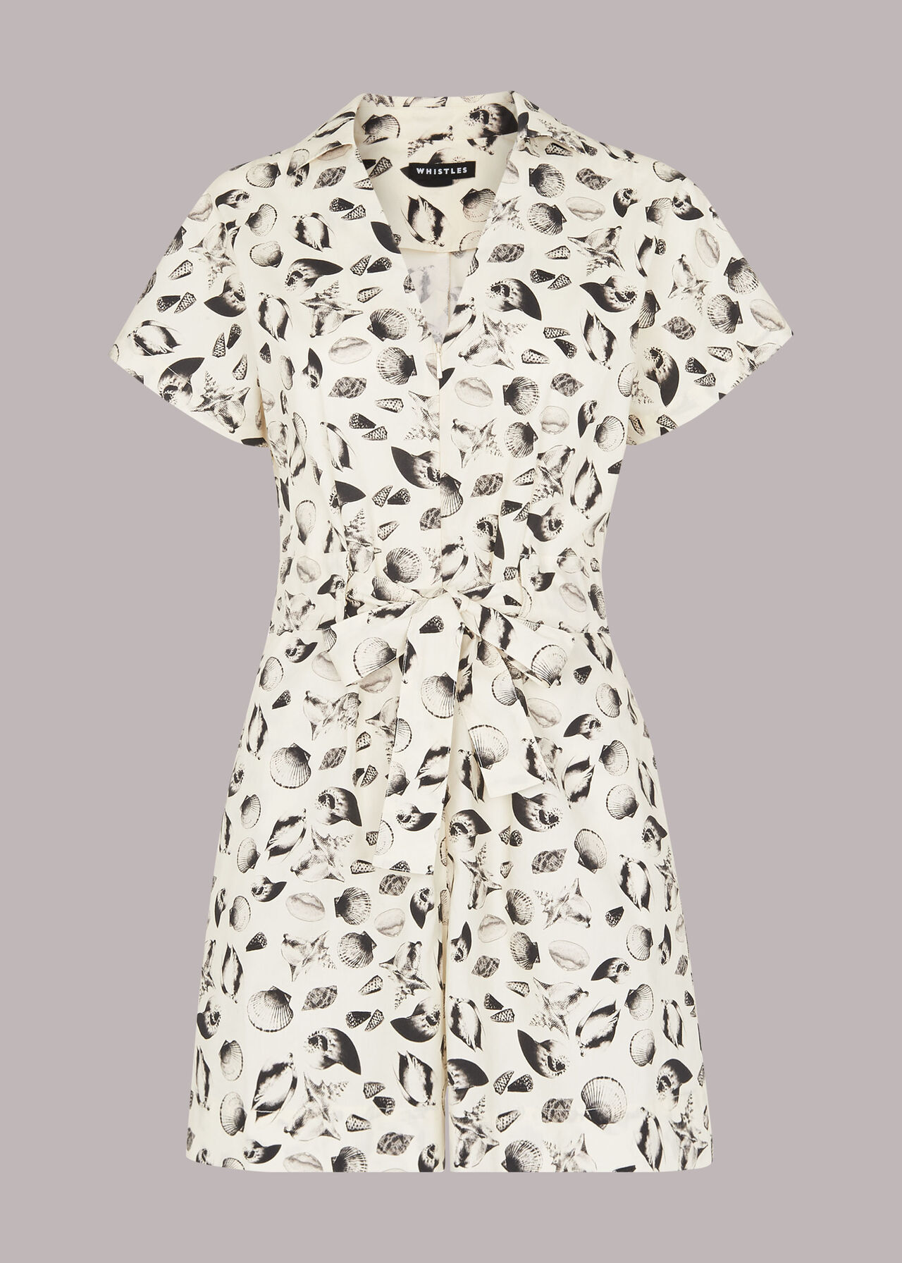 Sea Shell Print Playsuit