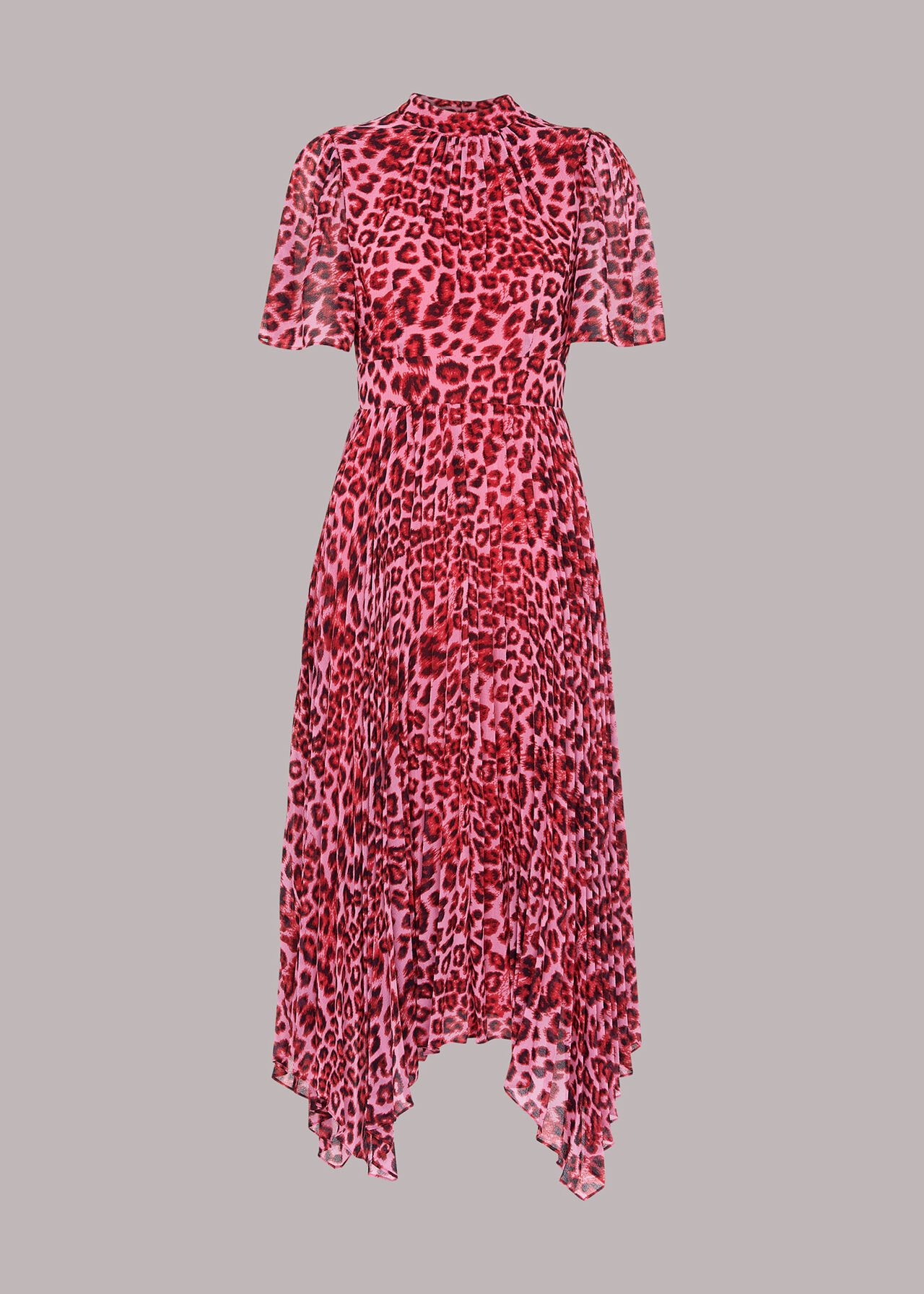 Jungle Cheetah Pleated Dress