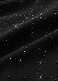 Hot Fix Cape Midi Dress