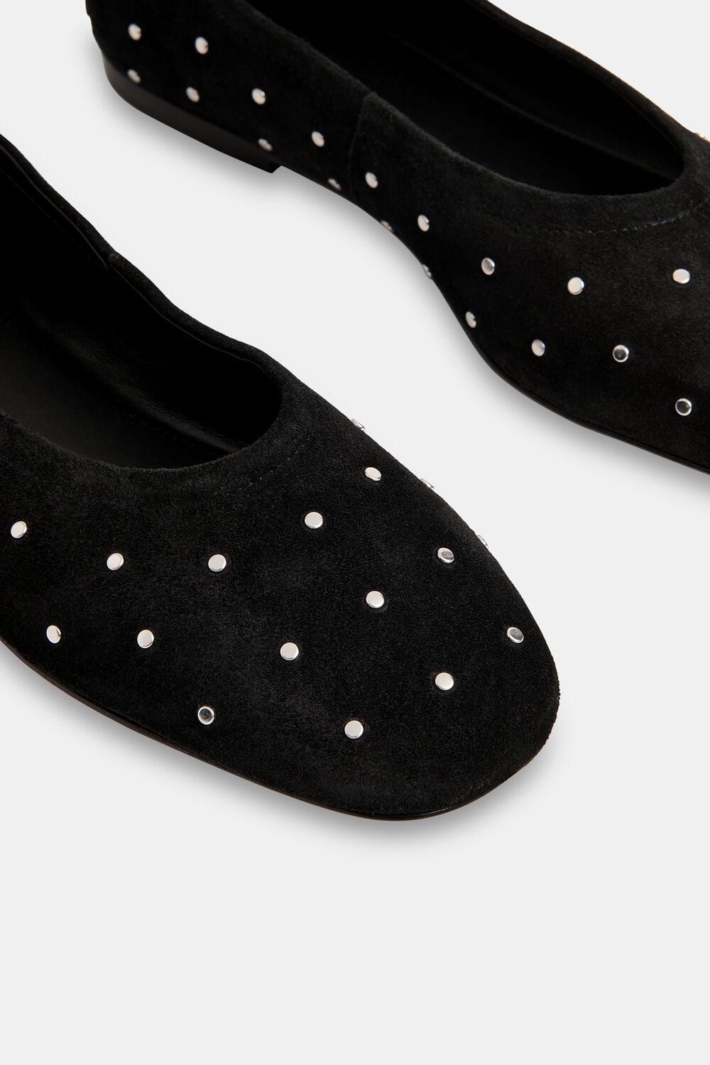 Karina Suede Stud Ballet Pump