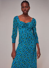 Farfalle Flower Midi Dress