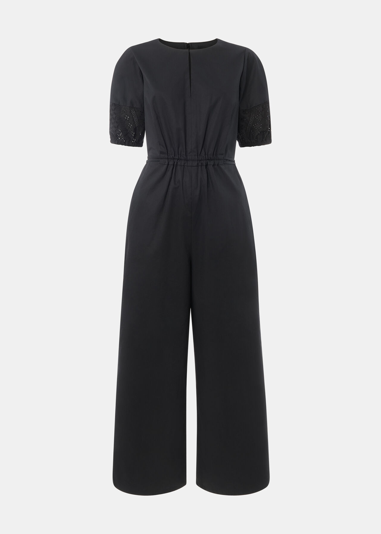 Broderie Poplin Jumpsuit
