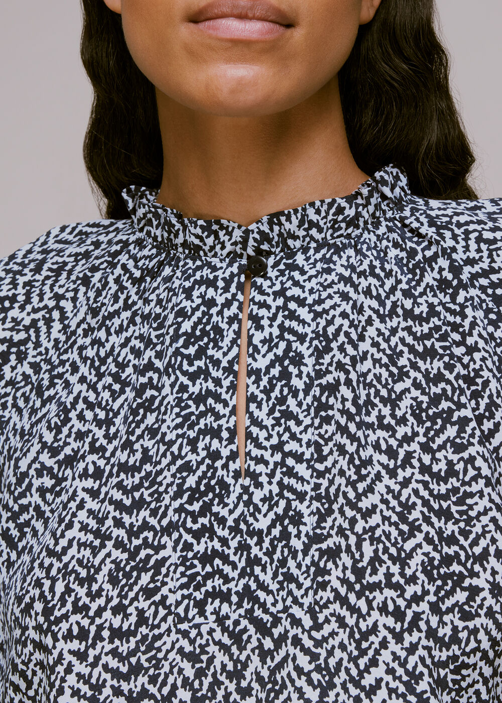 Zig Zag Print Blouse