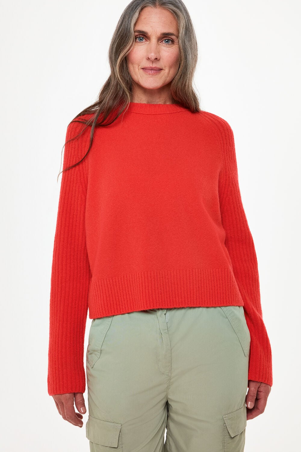 Anna Wool Mix Crew Knit