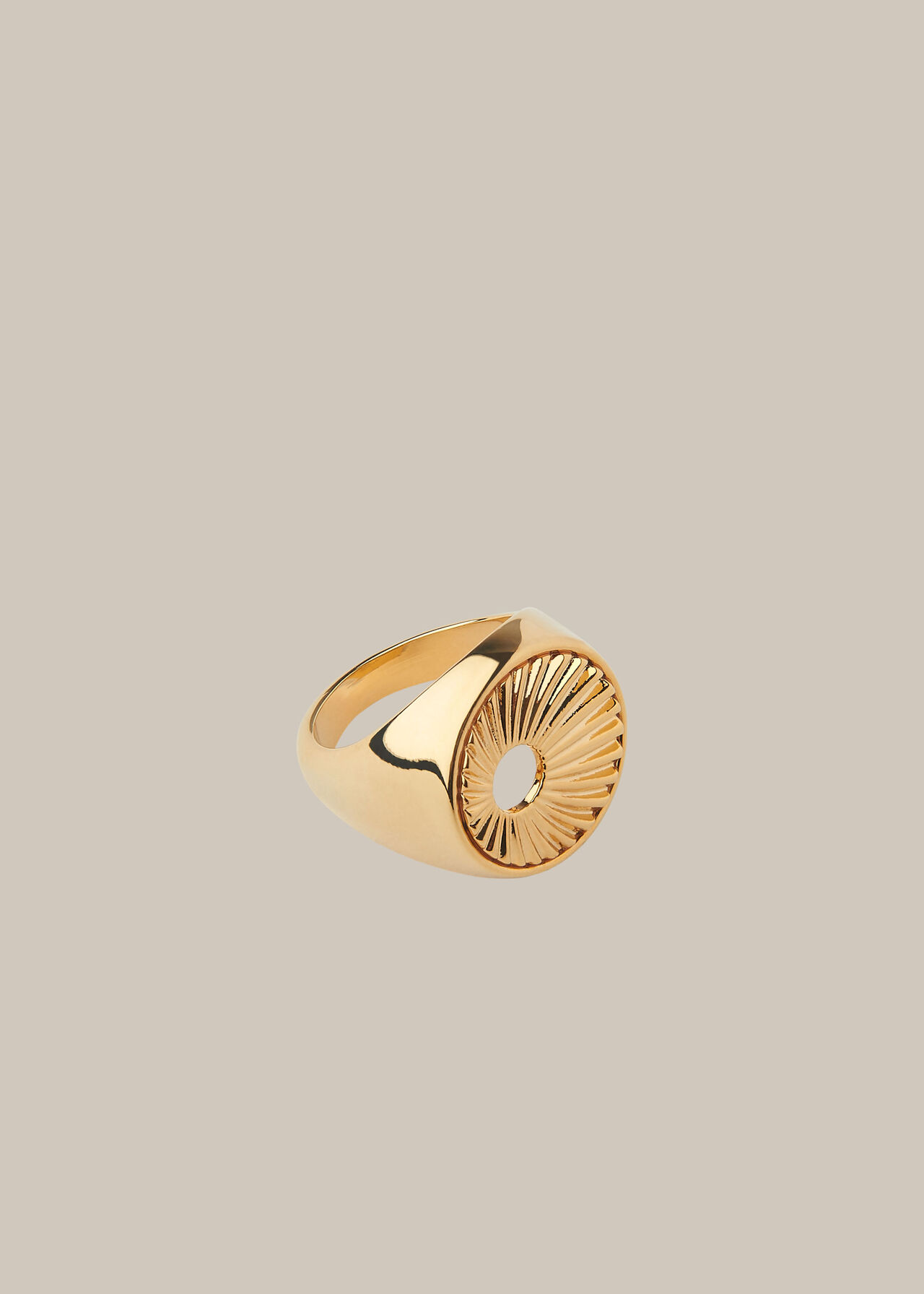 Sunray Signet Ring