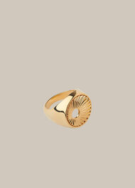 Sunray Signet Ring