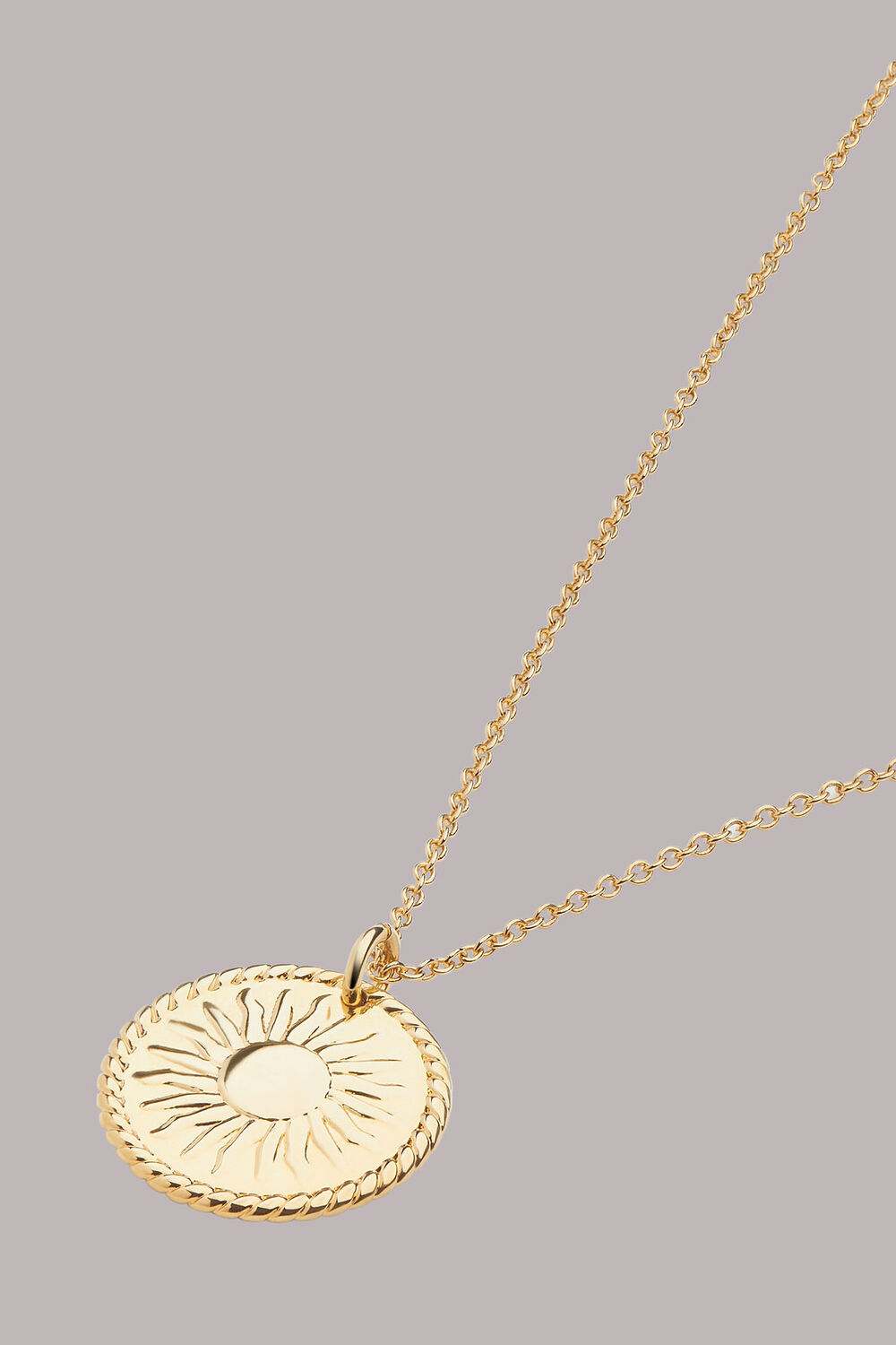 Sun Disc Necklace